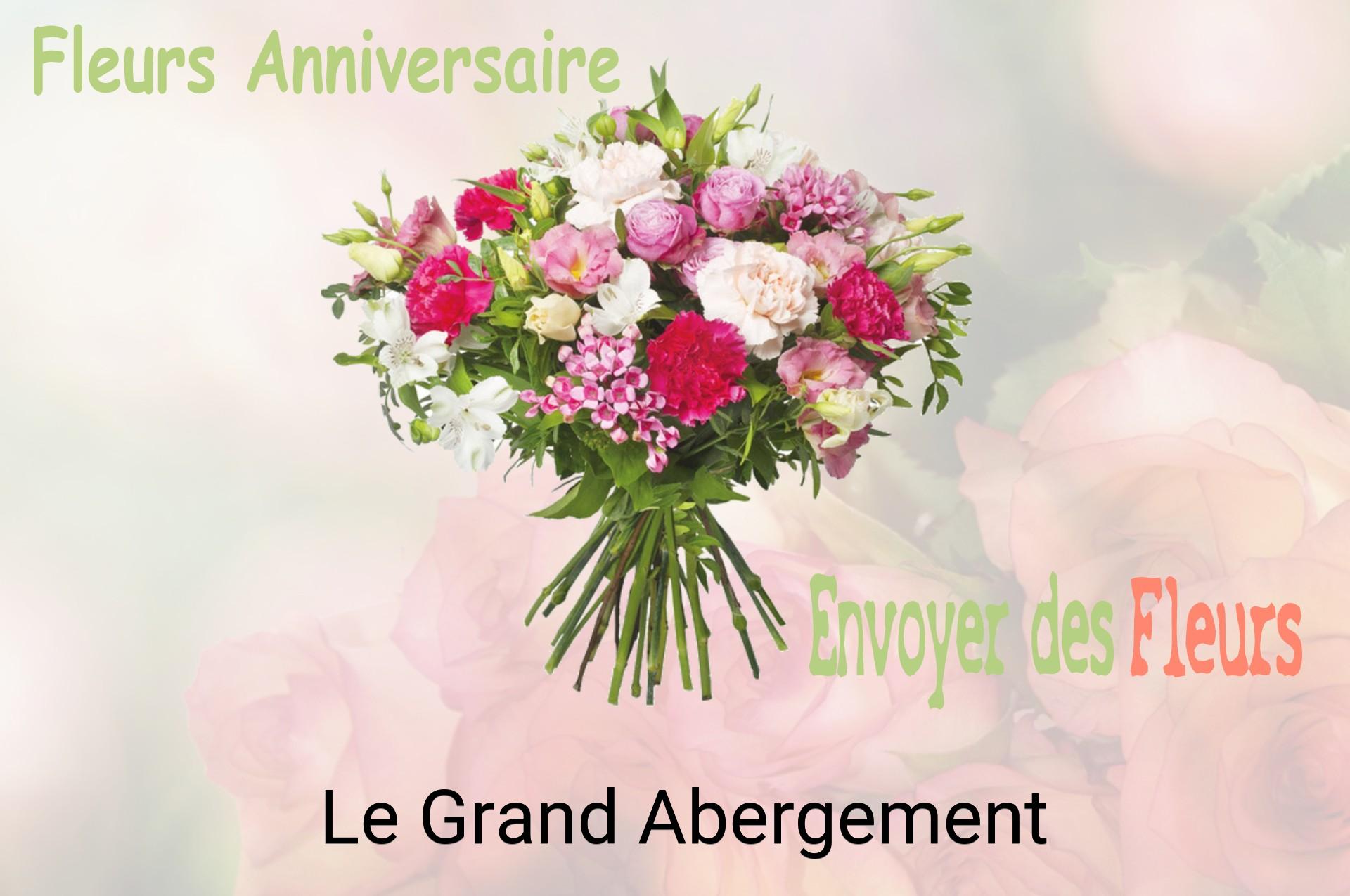 Bouquet de fleurs d’anniversaire livré à Le Grand-Abergement