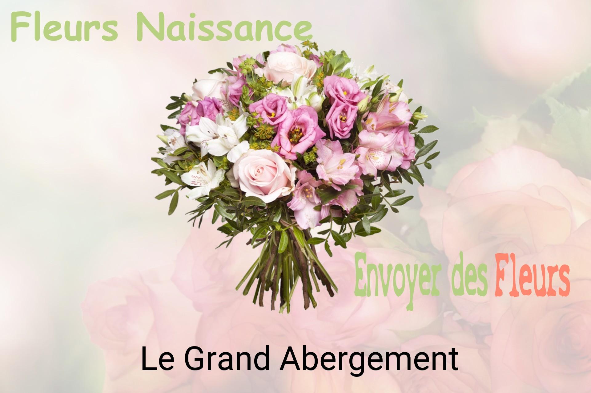 Bouquet de fleurs de naissance livré à Le Grand-Abergement